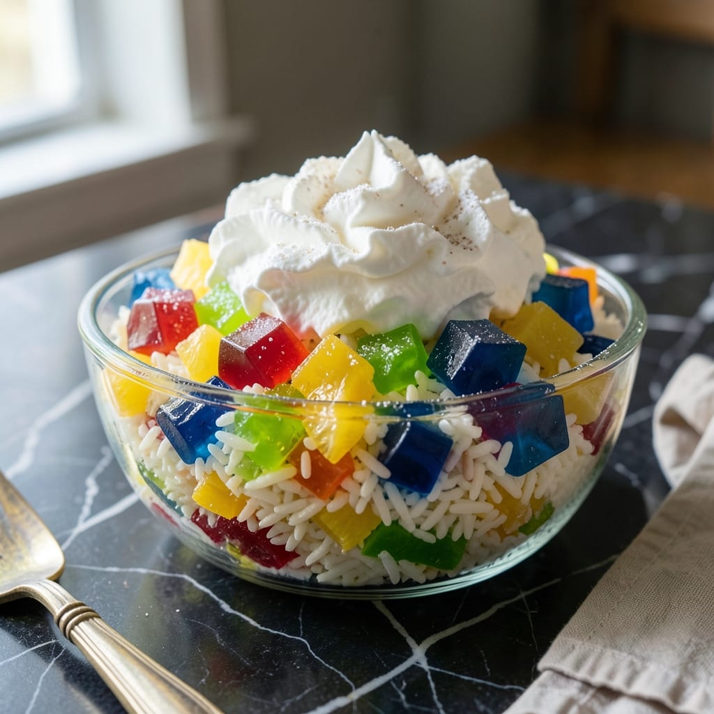 Glorified Rice Recipe With Jello: Vintage Potluck Sweetness With Fruity Gelatin