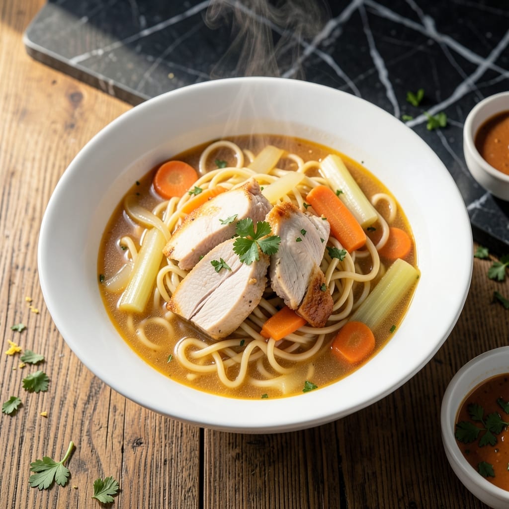 Noodles and Company Chicken Noodle Soup Recipe: Copycat Bowl of Cozy Goodness Noodles and Company Chicken Noodle Soup Recipe: Copycat Bowl of Cozy Goodness