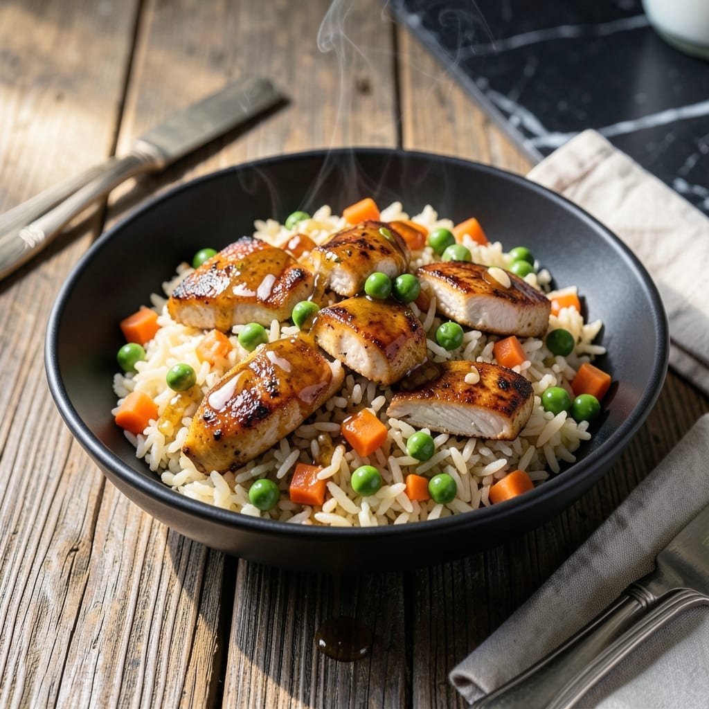 Honey Garlic Chicken Fried Rice: Wok-Seared Flavor in Minutes