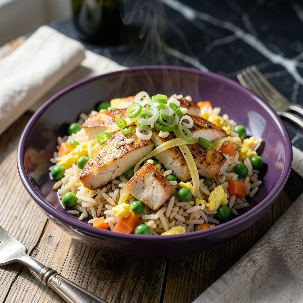 Quick Chicken Fried Rice Recipe With Egg: Speedy Wok-Tossed Meal