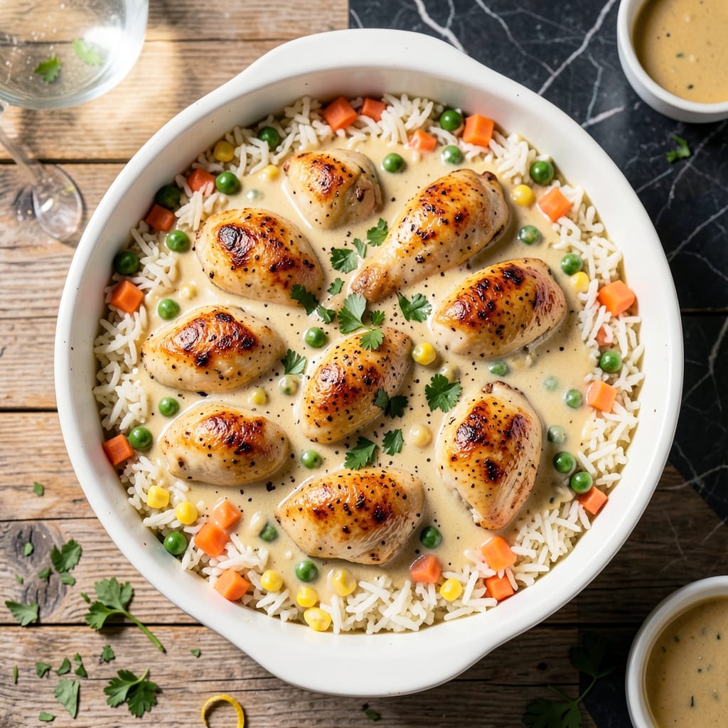 Campbell Soup Chicken Rice Casserole Recipe: Easy One-Dish Family Dinner