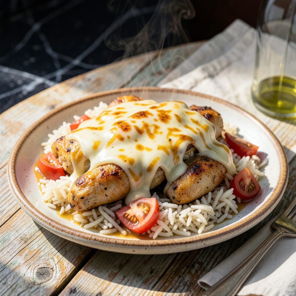 Mexican Cheesy Chicken and Rice Recipe: One-Pan Fiesta with Melty Goodness
