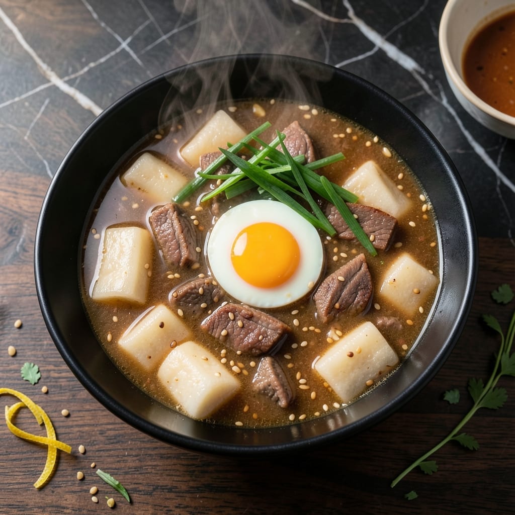 Korean Rice Cake Soup Recipe: Chewy Pillows in Savory Broth Korean Rice Cake Soup Recipe: Chewy Pillows in Savory Broth