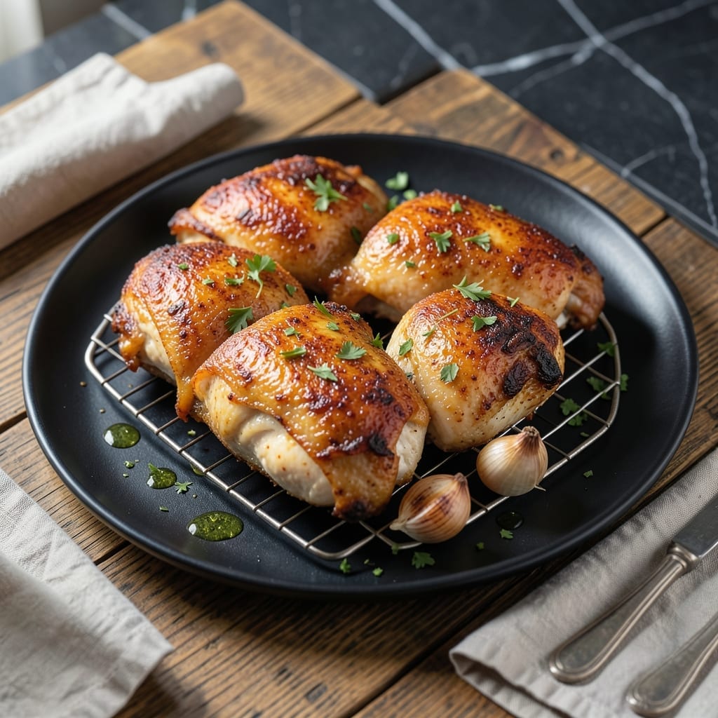 Bake Chicken Recipe: Oven-Baked Crispy Skin Delight