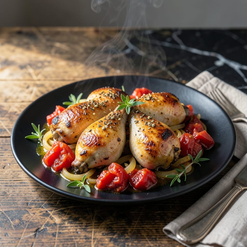 Chicken Thigh Tomato Recipe: Rich Simmered Flavor With Tender Meat Chicken Thigh Tomato Recipe: Rich Simmered Flavor With Tender Meat