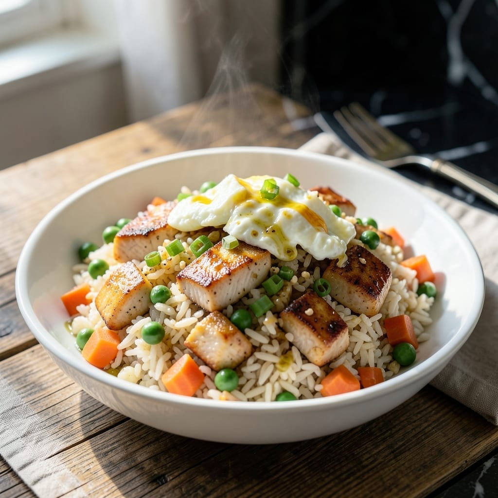 Rice Cooker Chicken Fried Rice Recipe: Hands-Off Wok-Free Flavor