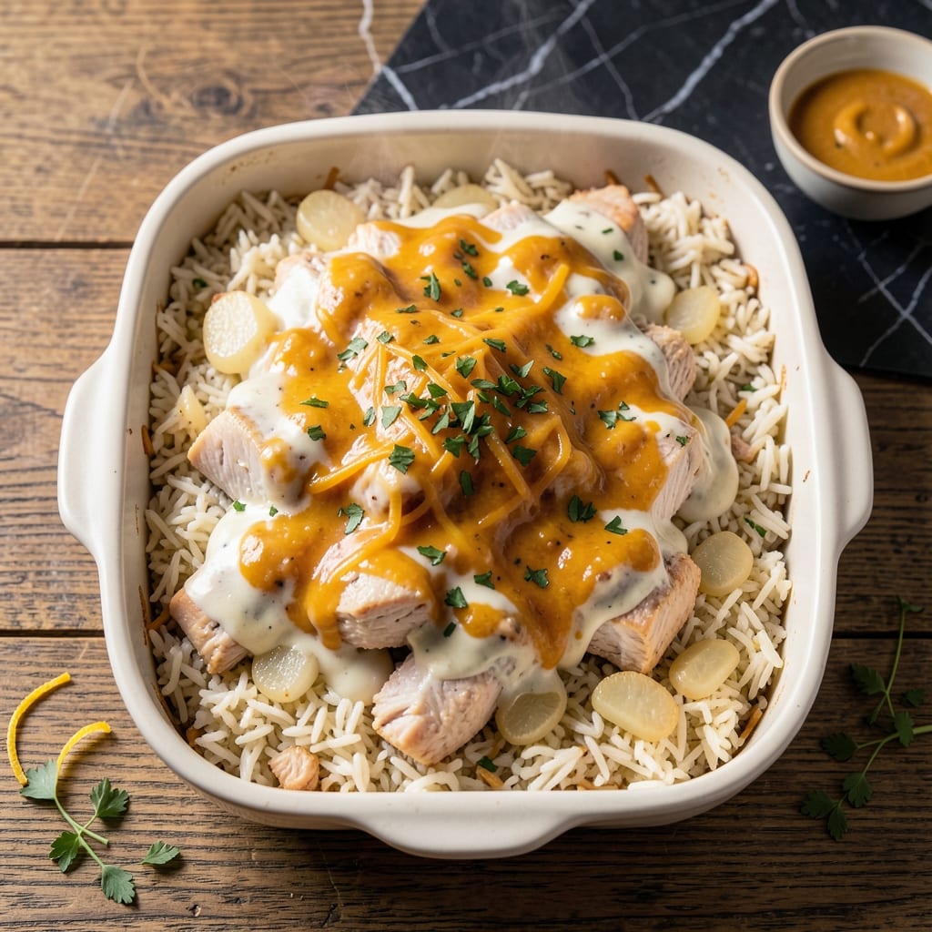 Chicken and Rice Casserole Recipe With Water Chestnuts: Crunchy Texture Meets Home-Style Warmth