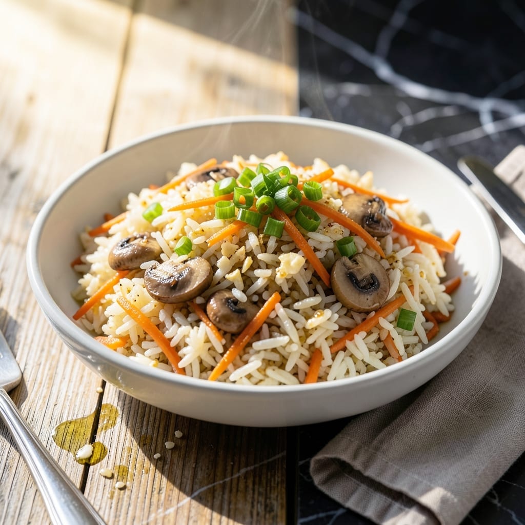 Veg Fried Rice Recipe Without Soy Sauce: Wok-Seared Savory Delight With Fresh Aromatics Veg Fried Rice Recipe Without Soy Sauce: Wok-Seared Savory Delight With Fresh Aromatics