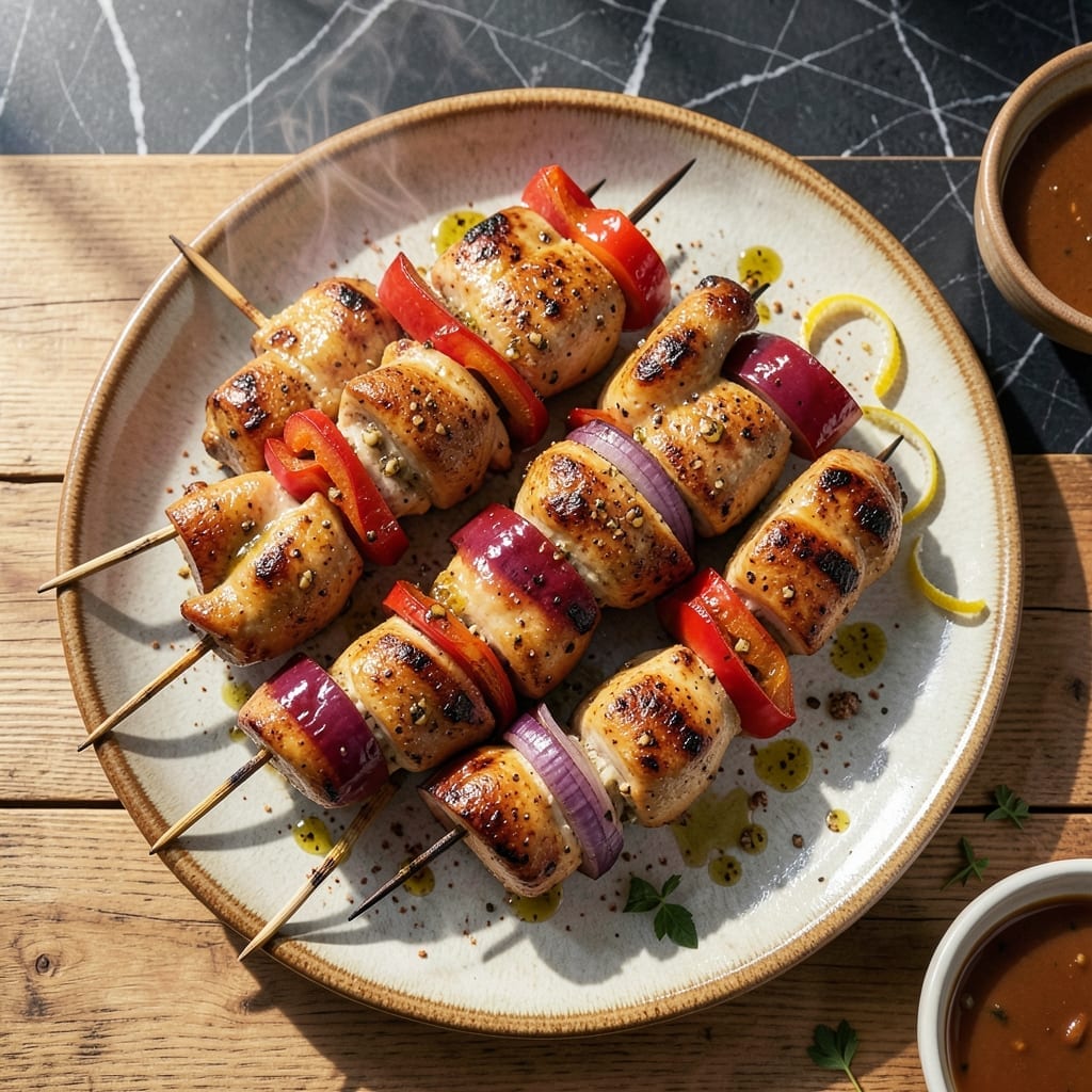 Chicken Kabob Recipe: Skewered Juices Sealed In Charred Bites