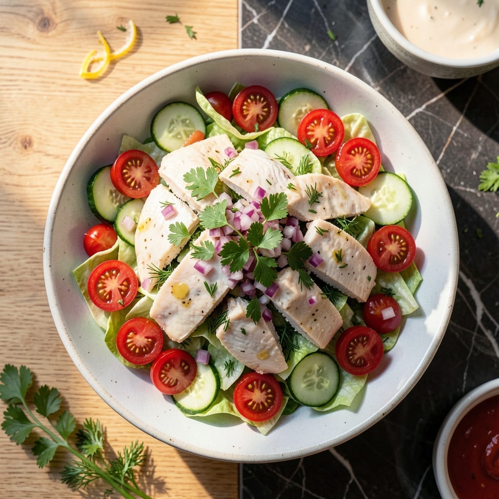 Chicken Salad Recipe With Tomatoes: Bright Mediterranean Flavors