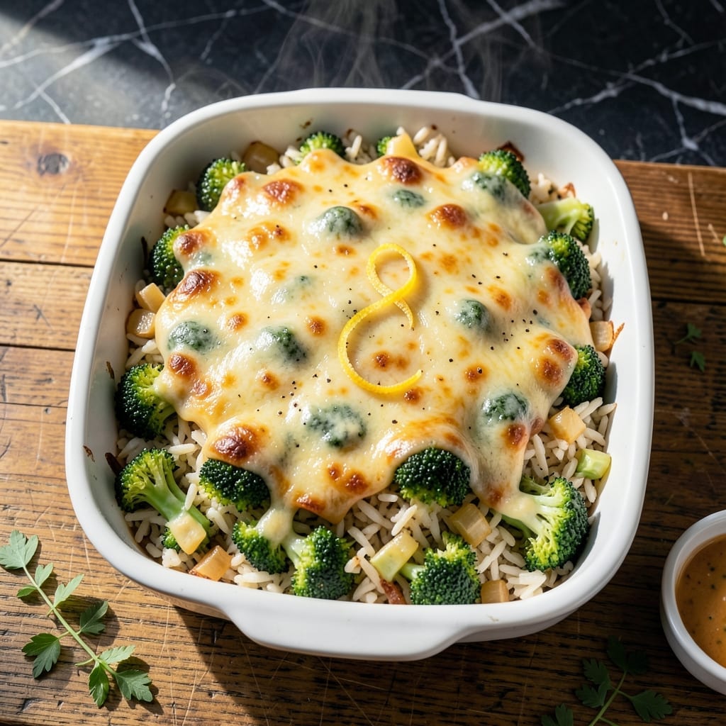 Piccadilly Broccoli Rice Casserole Recipe: Creamy Cheese and Crunchy Topping