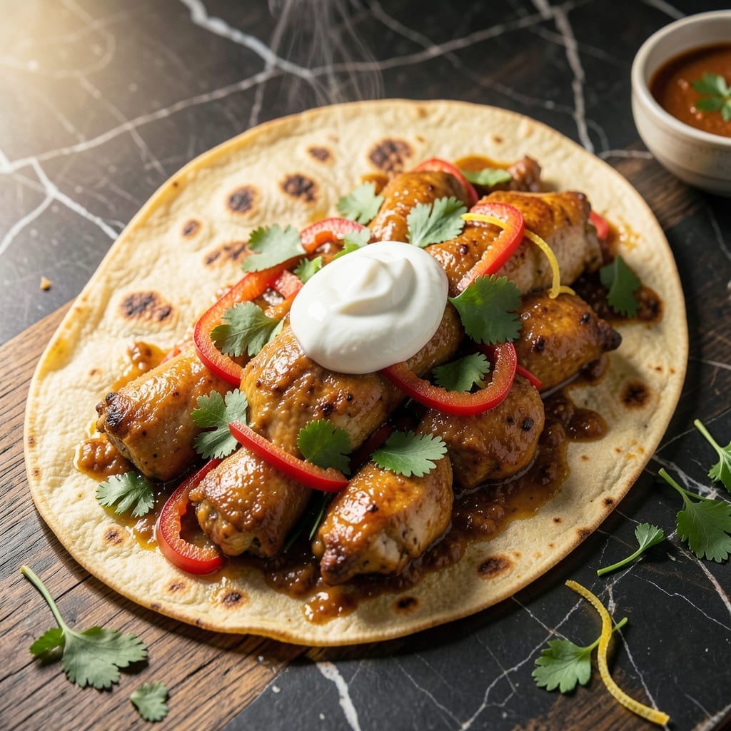 Chicken Curry Wrap Recipe: Spiced Yogurt Marinade for Portable Flavor