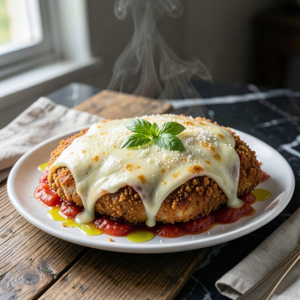 Best Chicken Parm Recipe Ever: Three-Cheese Crisp With Marinara Dip