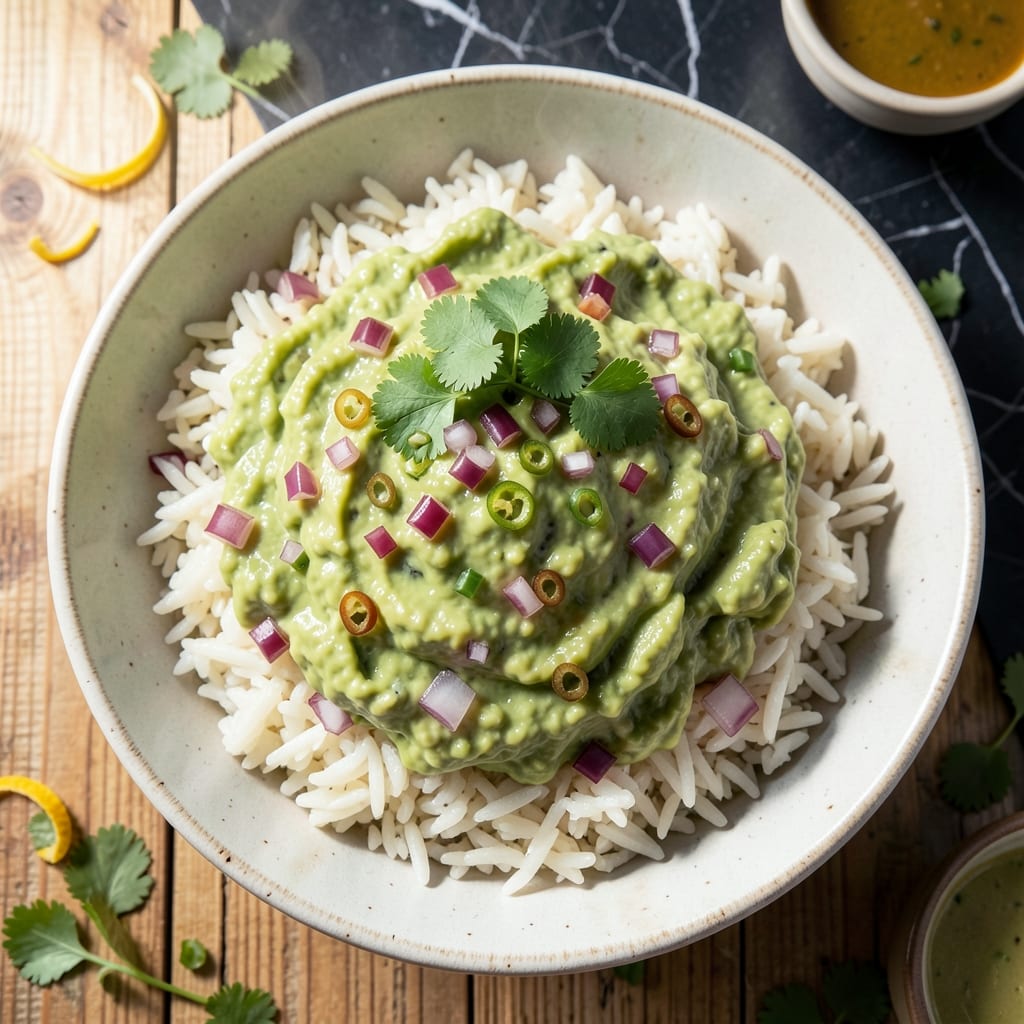 Guacamole Rice Recipe: Zesty Lime and Cilantro Fusion