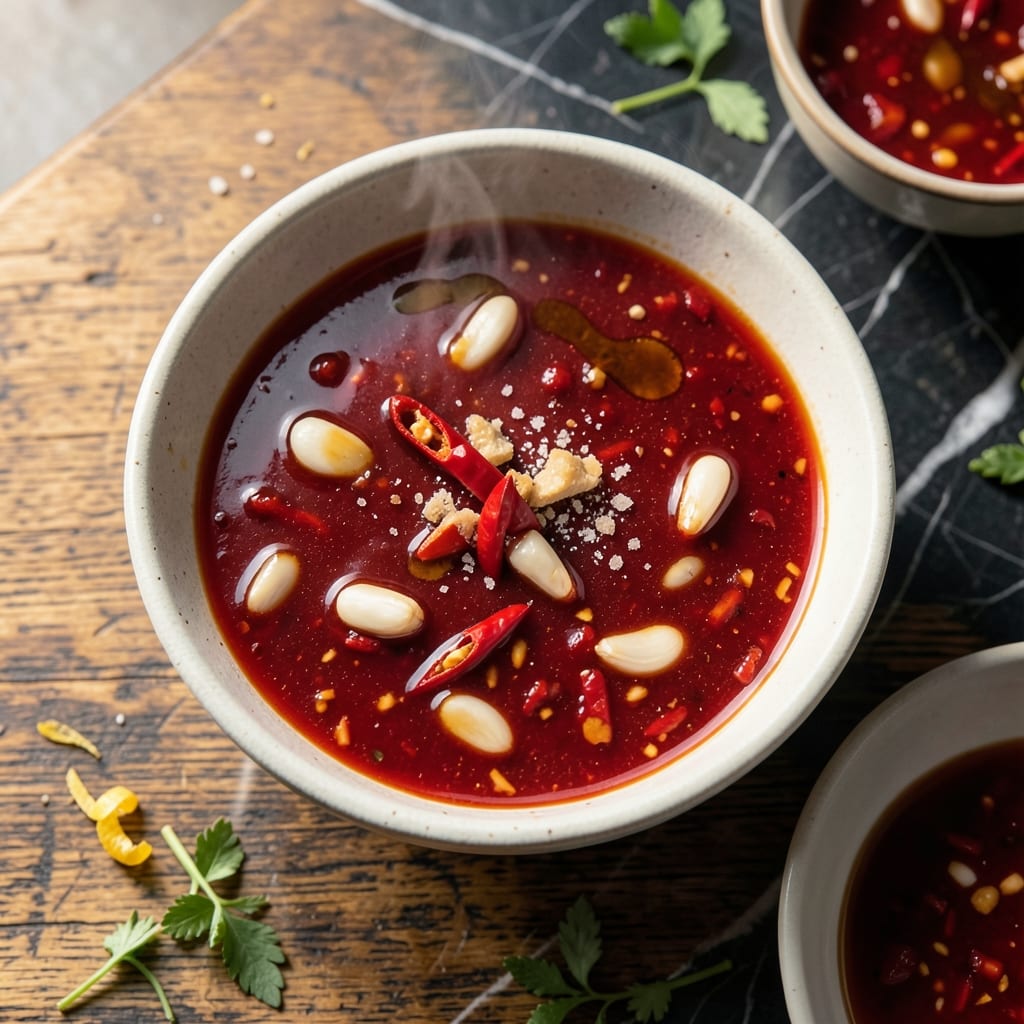 Hainanese Chicken Rice Chili Sauce Recipe: Bold and Spicy Dipping Perfection
