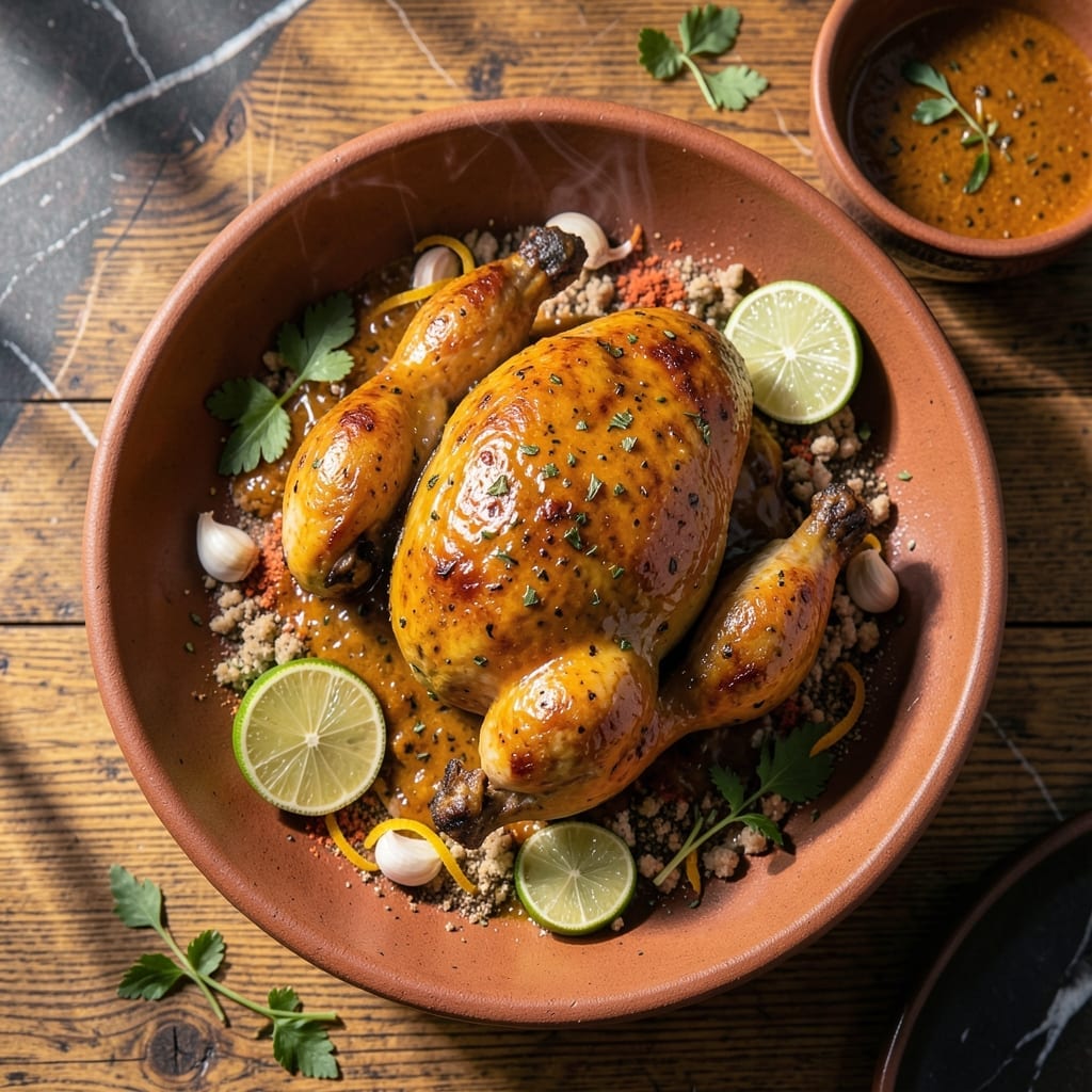 Peru Chicken Recipe: Aji Amarillo-Spiced Rotisserie-Style Bird Peru Chicken Recipe: Aji Amarillo-Spiced Rotisserie-Style Bird