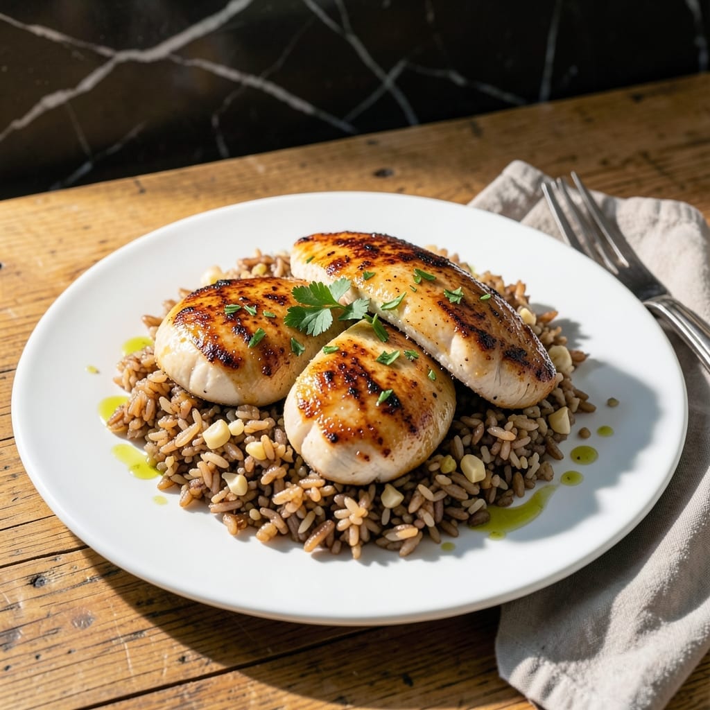 Chicken Brown Rice and Quinoa Recipe: Nutty Protein-Packed Bowl
