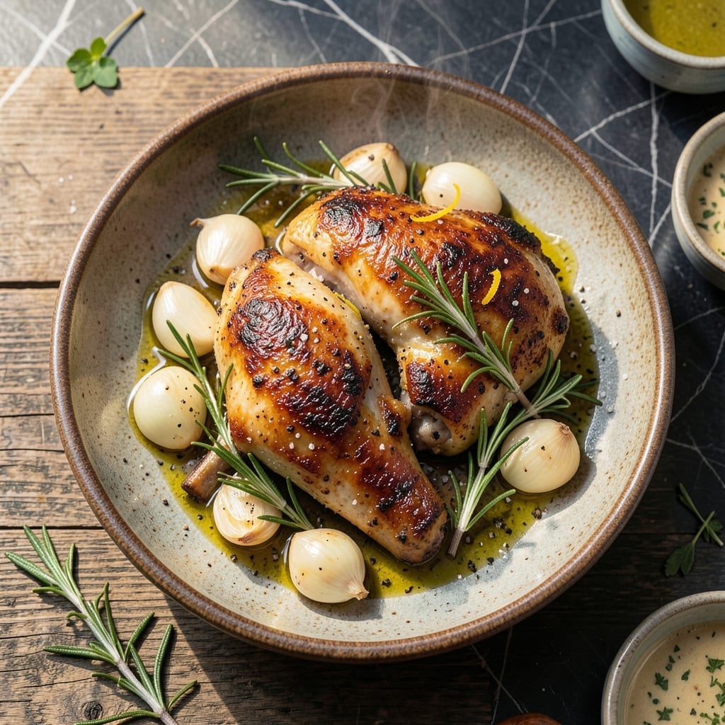 Rosemary Chicken Thigh Recipe: Herb-Infused Crispy Skin Delight Rosemary Chicken Thigh Recipe: Herb-Infused Crispy Skin Delight
