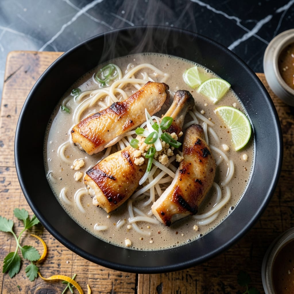 Miso Chicken Soup With Rice Noodles Recipe: Umami-Rich Broth and Silky Noodles Miso Chicken Soup With Rice Noodles Recipe: Umami-Rich Broth and Silky Noodles