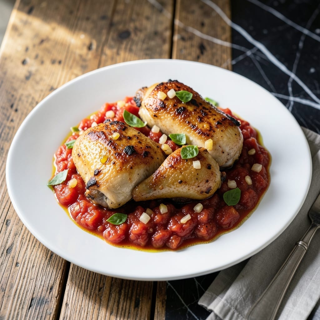 Chicken Marcella Recipe: Wine-Braised Italian Elegance