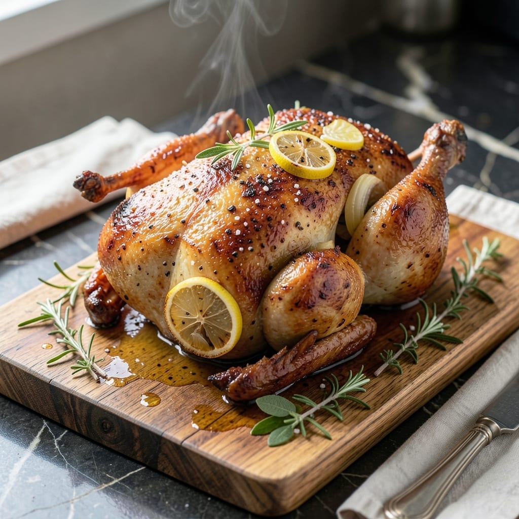 5 Lb Roast Chicken Recipe: Herb-Infused Crispy Skin Glory