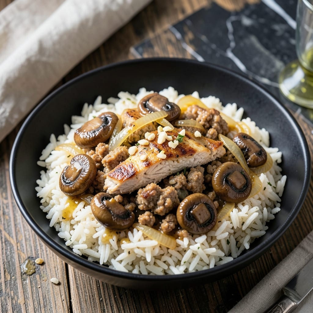 Ground Turkey Mushroom Rice Recipe: Savory One-Skillet Feast