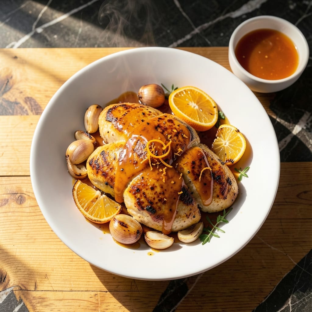 Lebanese Roast Chicken Recipe: Za'atar and Garlic Infused Crispiness
