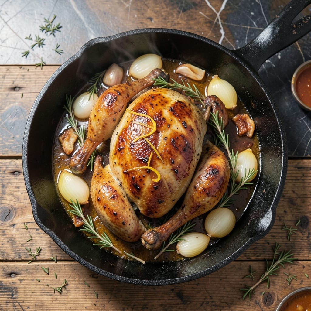 Baked Roasted Chicken Recipe: Crispy Skin and Herb-Infused Juiciness Baked Roasted Chicken Recipe: Crispy Skin and Herb-Infused Juiciness