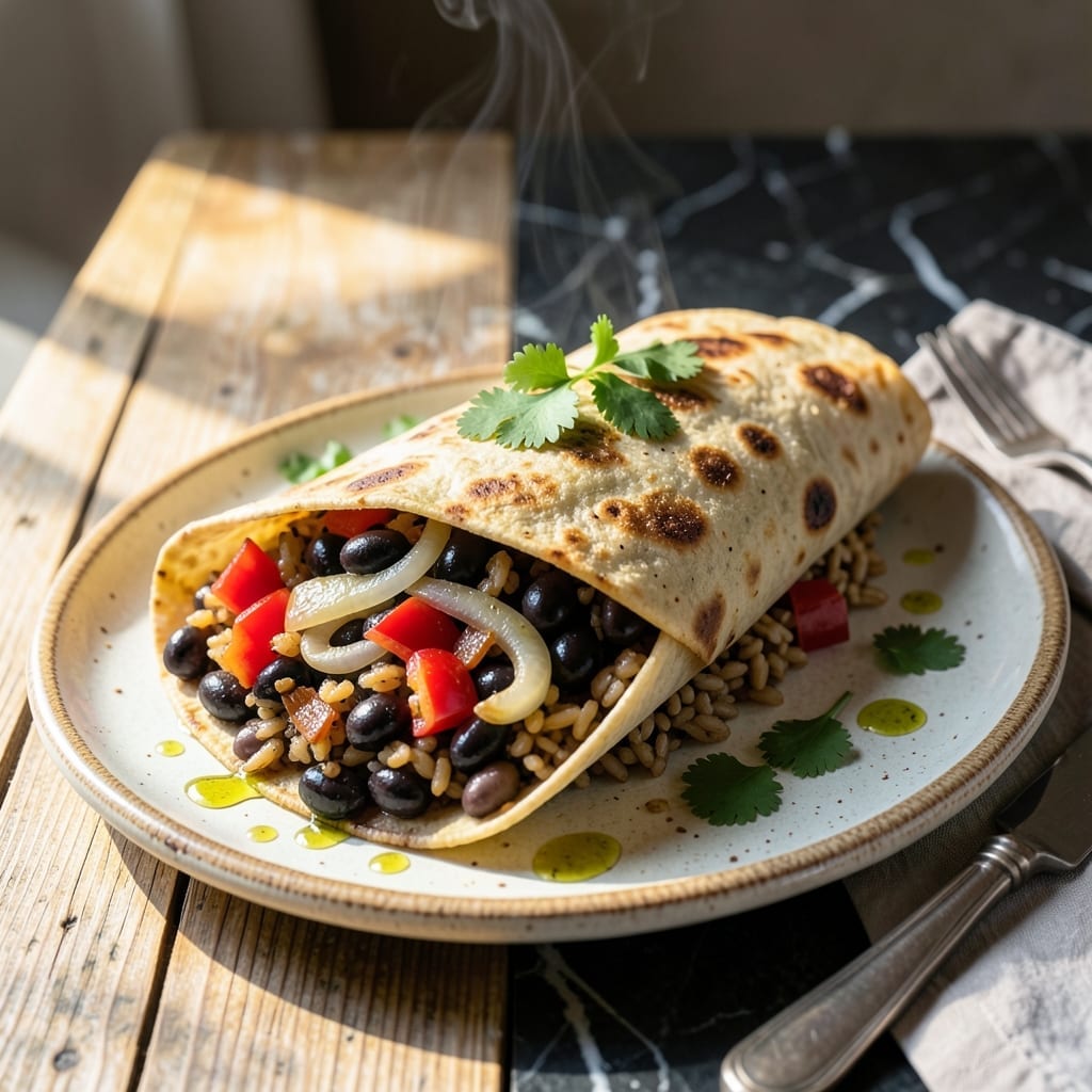 Healthy Bean and Rice Burrito Recipe: Fiber-Rich Filling for Meal Prep Healthy Bean and Rice Burrito Recipe: Fiber-Rich Filling for Meal Prep