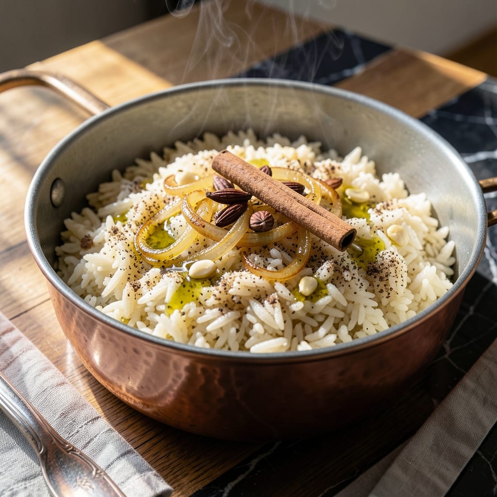 Flavorful Rice Recipe: Aromatic Grains With Vibrant Spice Blend