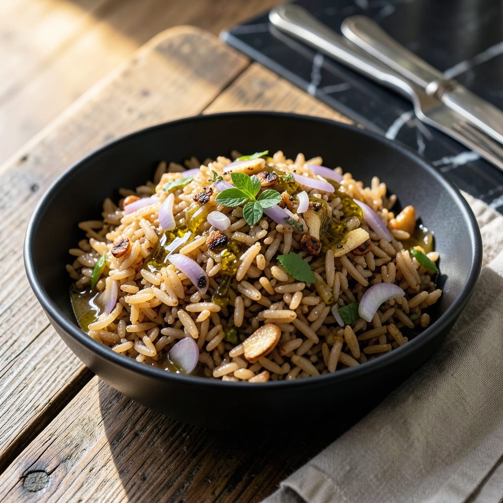 Ginger Brown Rice Recipe: Nutty Depth With Aromatic Spice Ginger Brown Rice Recipe: Nutty Depth With Aromatic Spice
