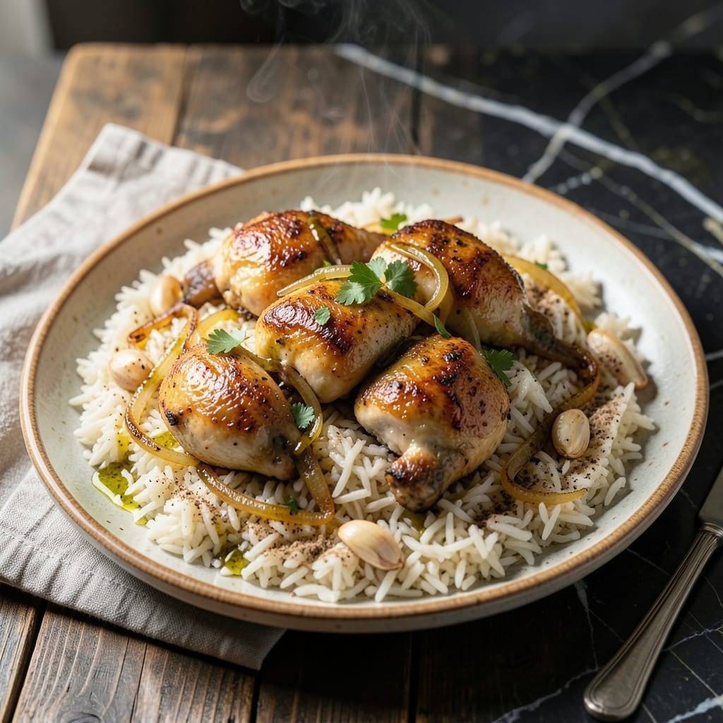 Middle East Chicken and Rice Recipe: Fragrant Spices and Tender Bites