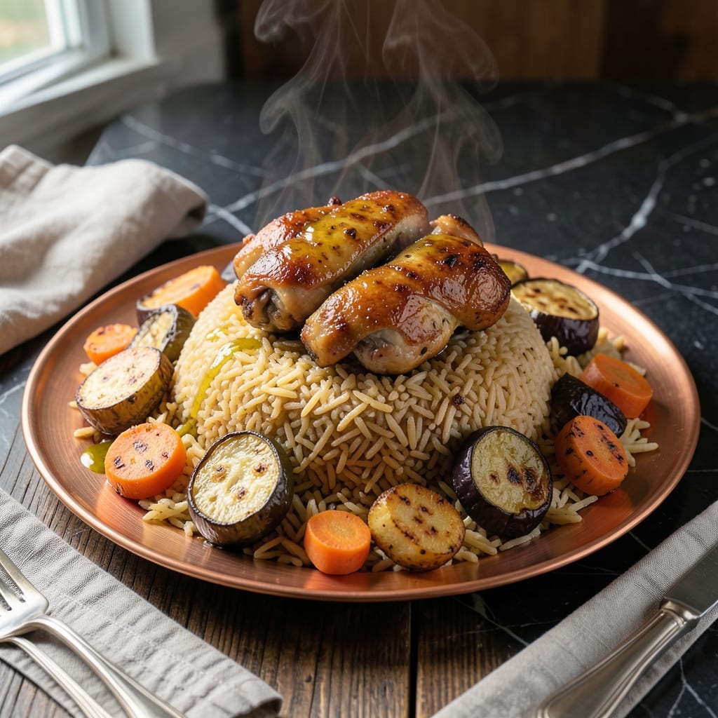 Maqluba Rice Recipe: Upside-Down Middle Eastern Feast Maqluba Rice Recipe: Upside-Down Middle Eastern Feast