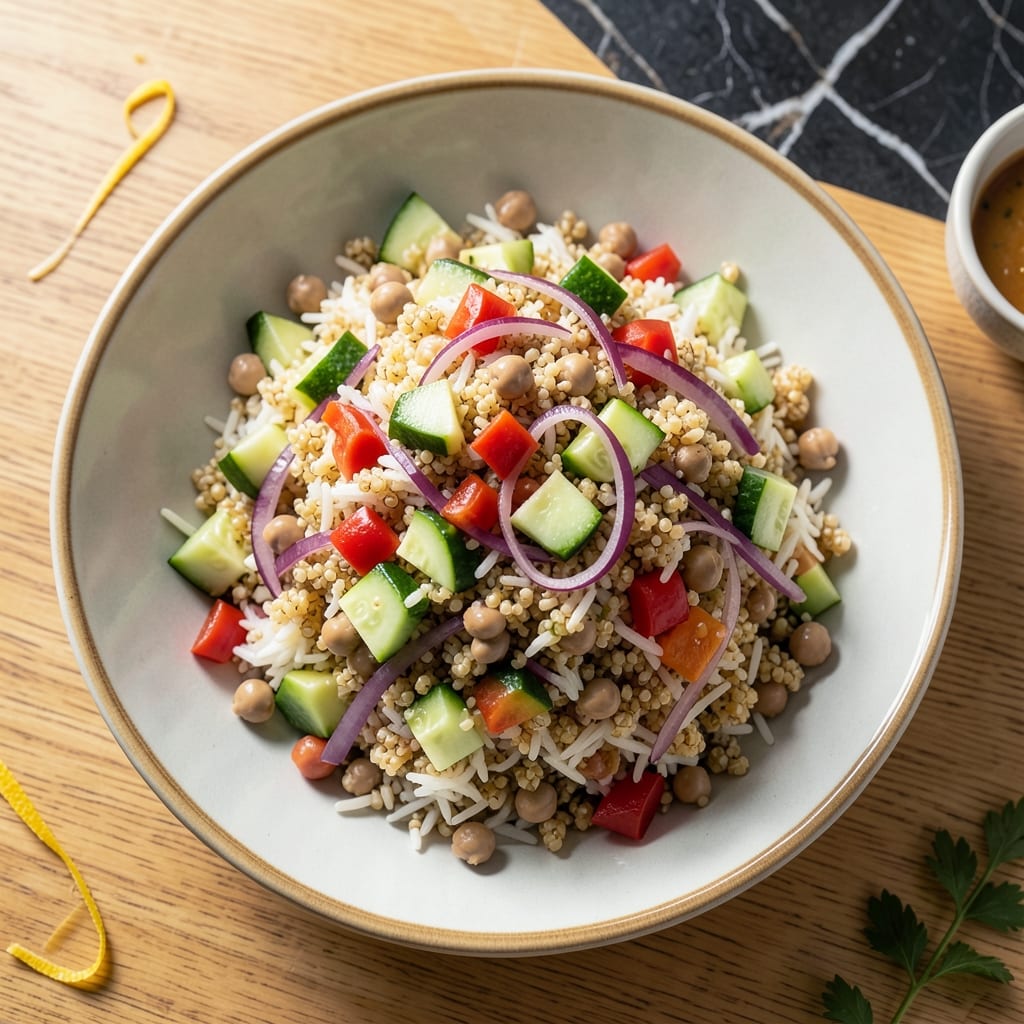 Quinoa Rice Salad Recipe: Protein-Packed Freshness in Every Bite