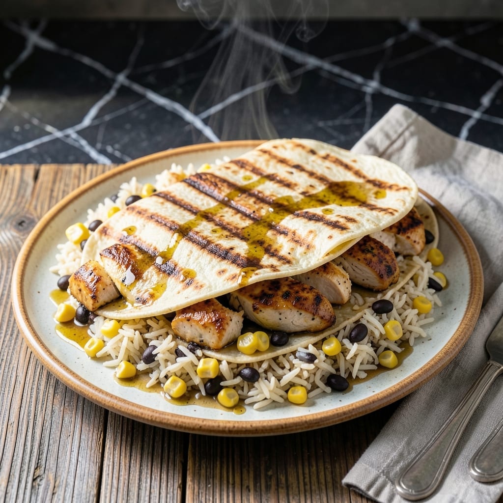 Mexican Chicken and Rice Wraps Recipe: Portable Fiesta in Every Bite