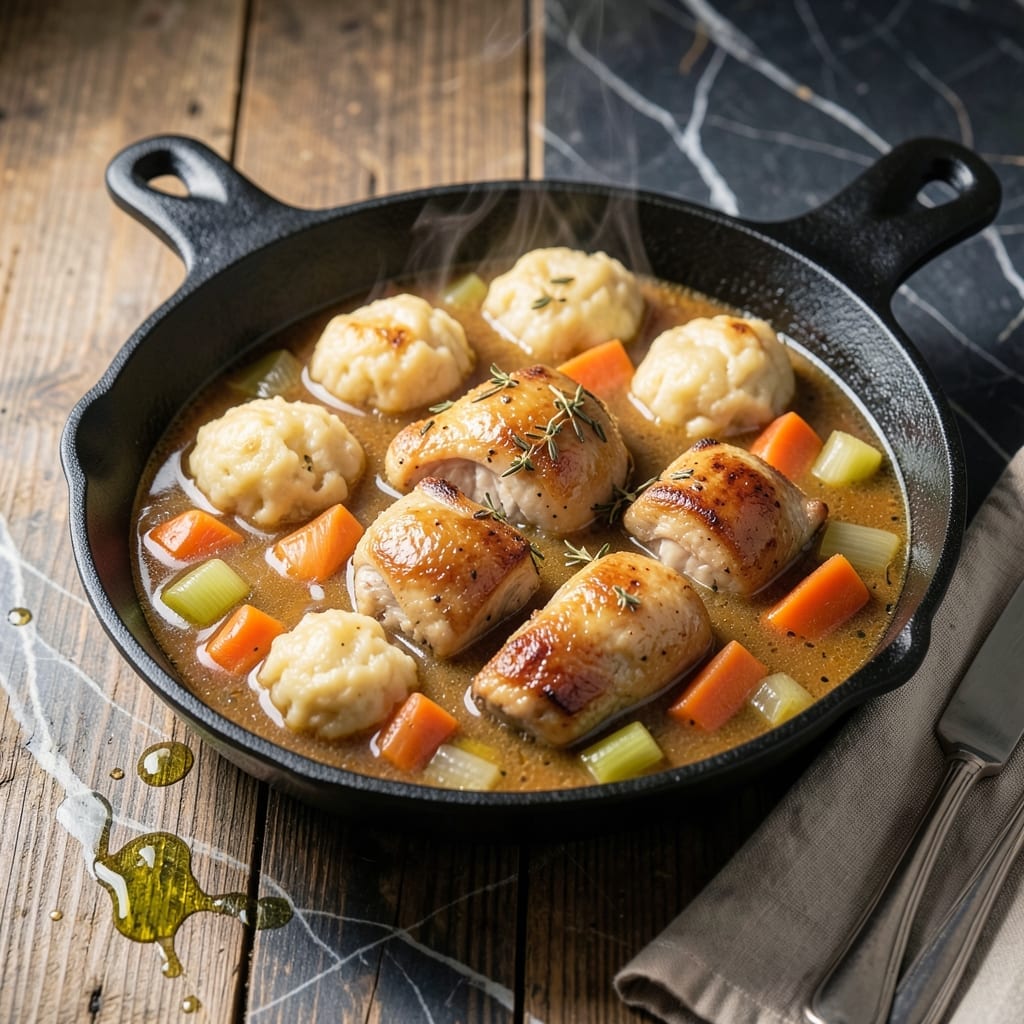 Chicken N Dumplings Recipe: Fluffy Pillows in Savory Broth