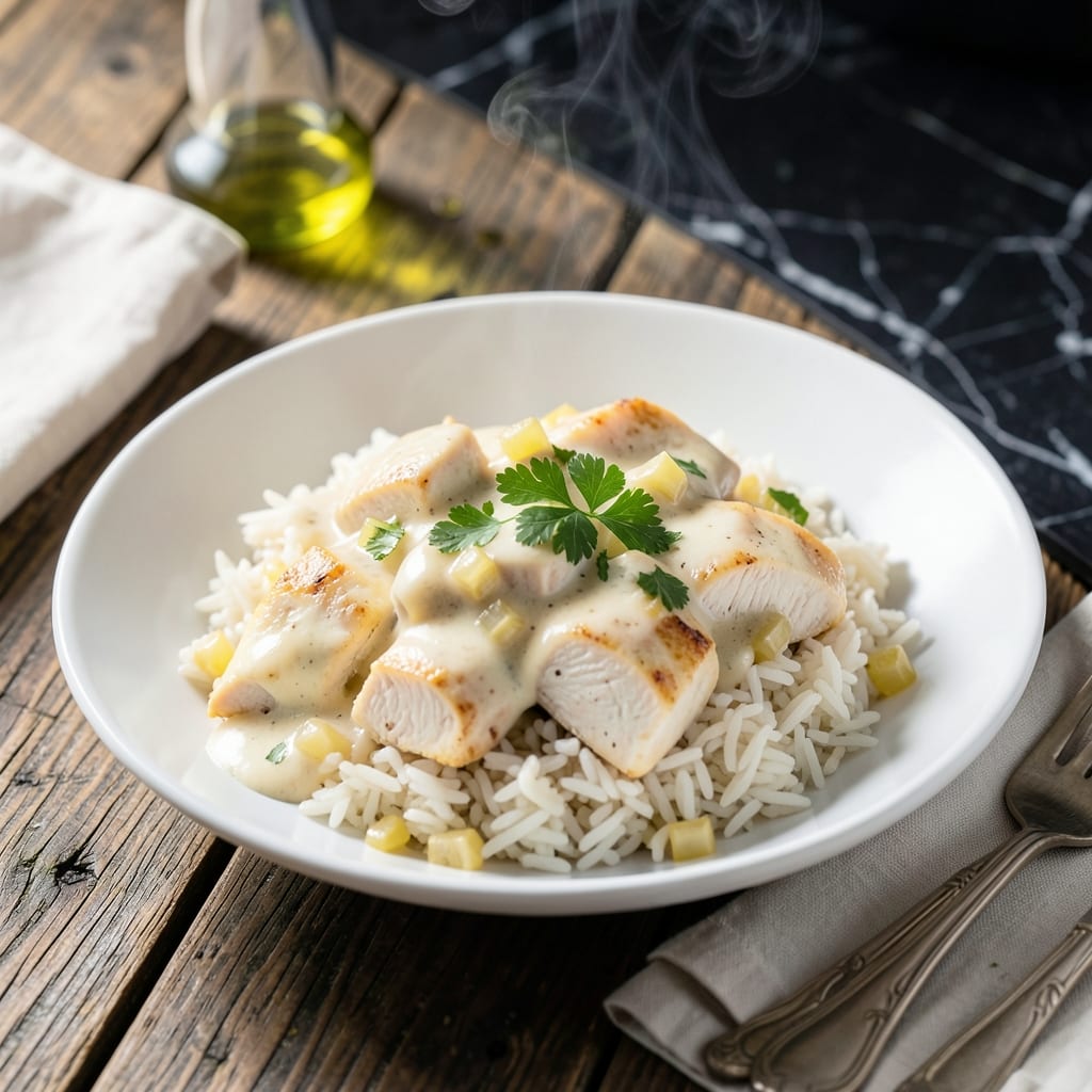 Chicken and Rice Crockpot Recipe With Cream Cheese: Slow-Cooked Creamy Comfort
