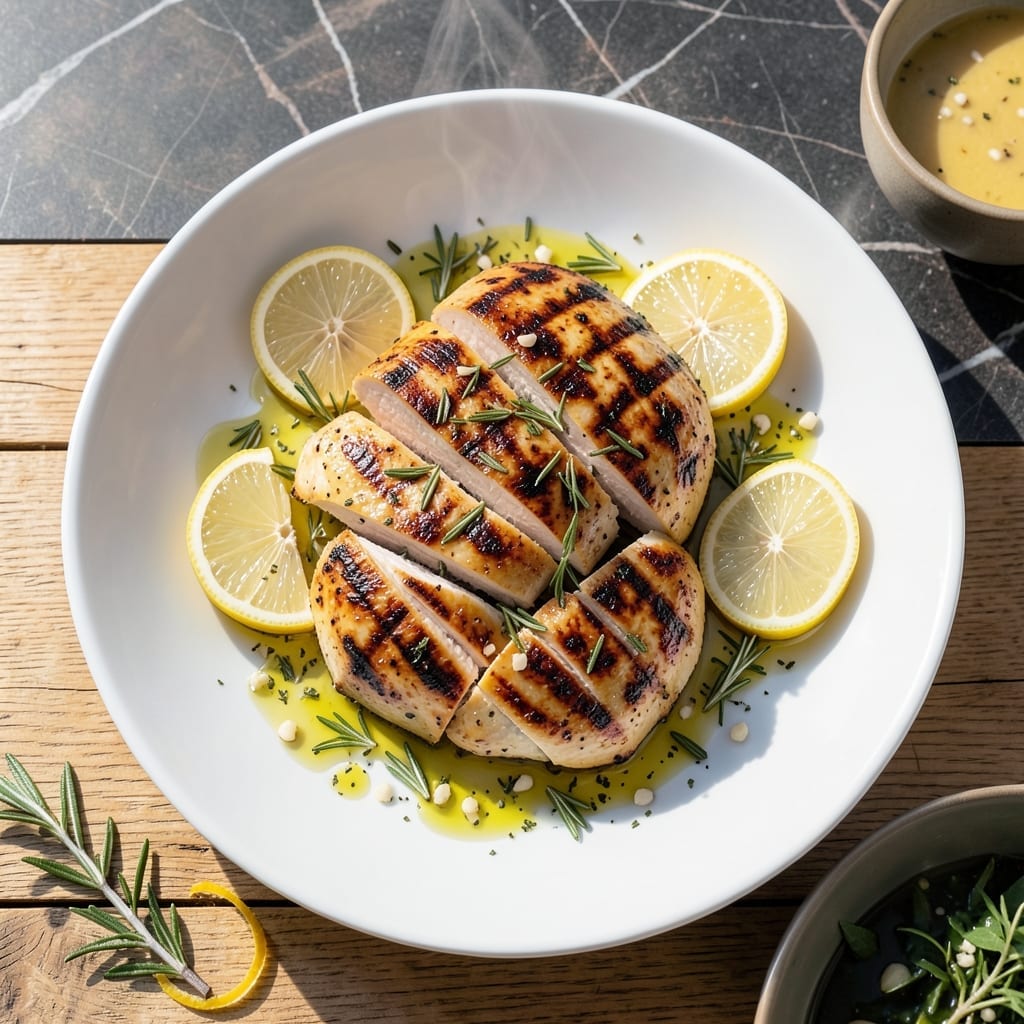 Grilled Chicken With Lemon Herbs: Zesty Mediterranean Char in Minutes Grilled Chicken With Lemon Herbs: Zesty Mediterranean Char in Minutes