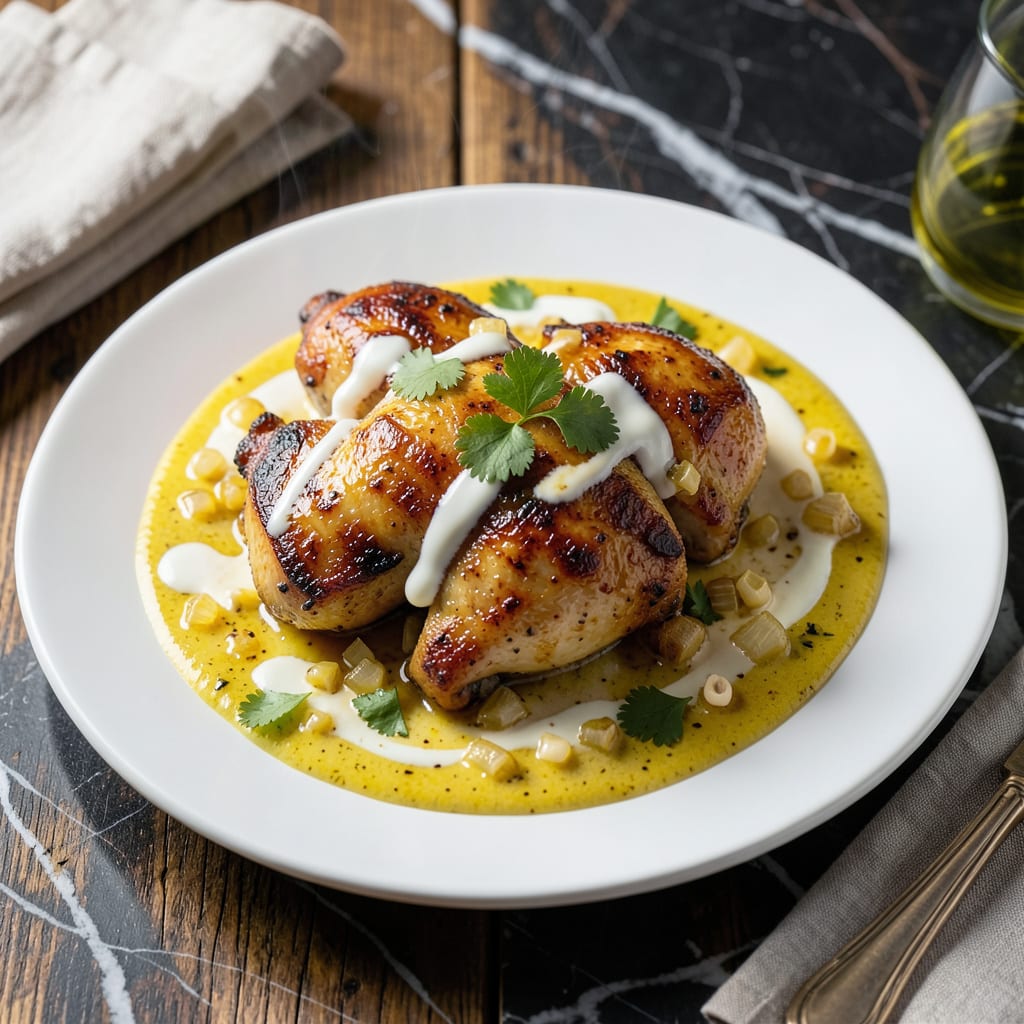 Complete aji amarillo sauce viva chicken recipe overview image