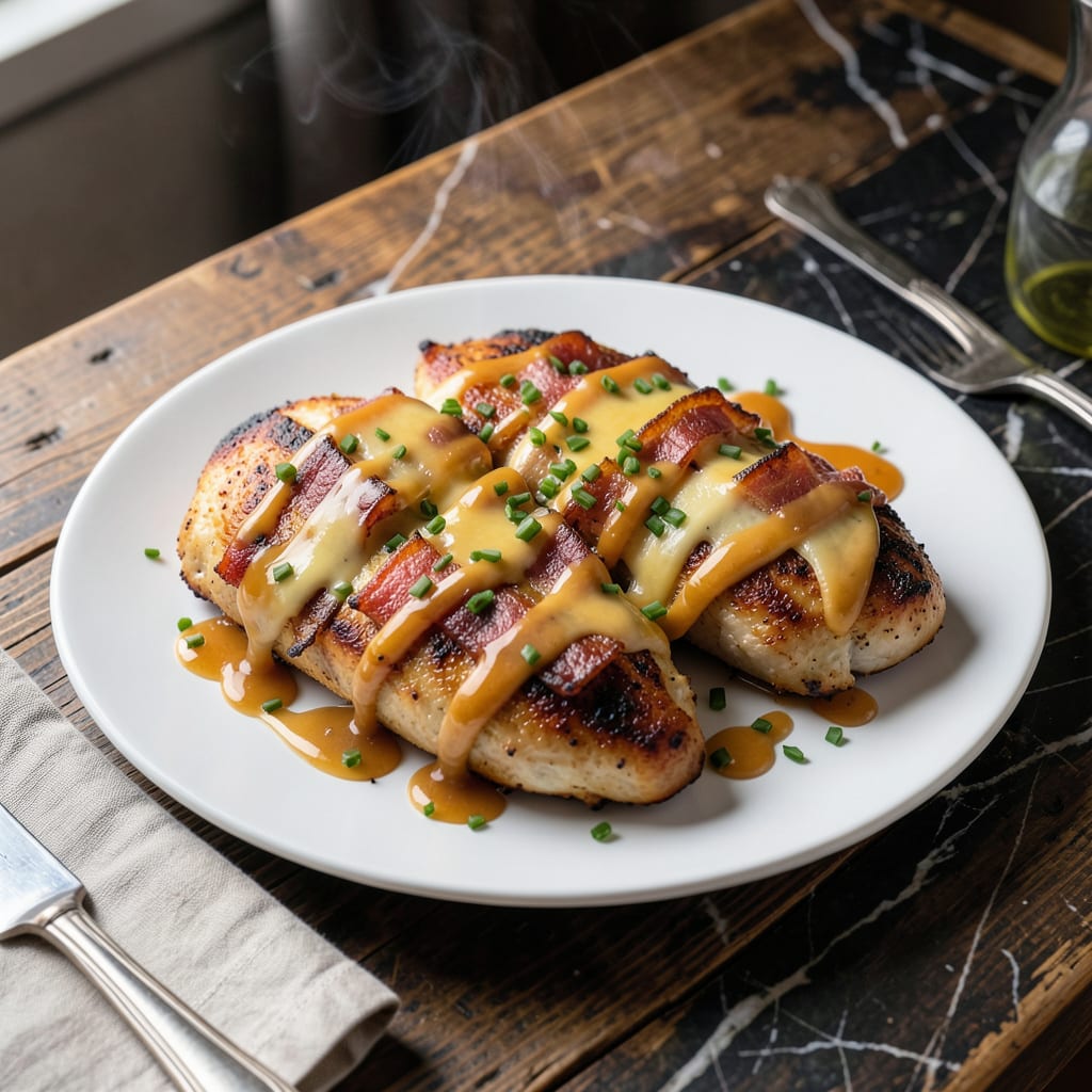 Visual representation of alice springs chicken honey mustard sauce recipe