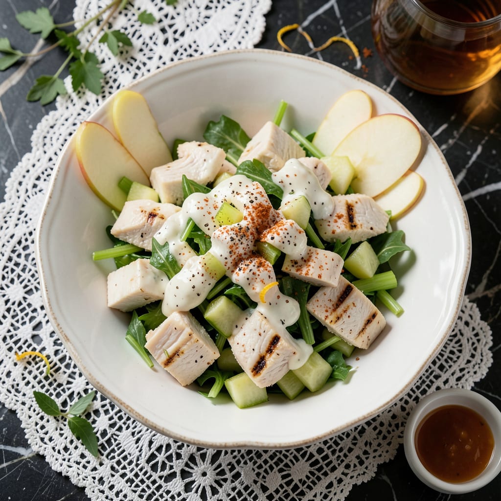 Apple Cake Tea Room Chicken Salad Recipe: Creamy Nostalgia With Sweet Apple Crunch