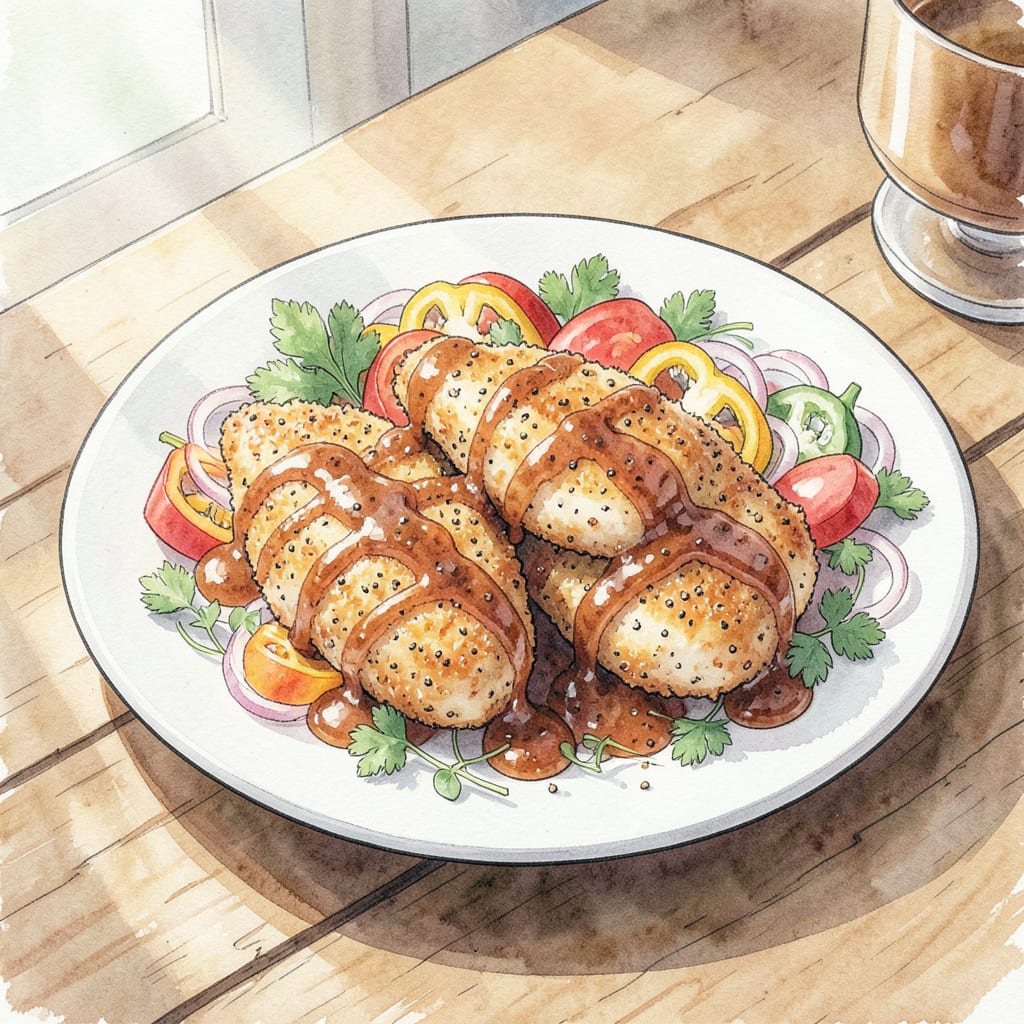 Visual representation of Applebee's Honey Pepper Chicken Recipe: Sweet Heat Sensation