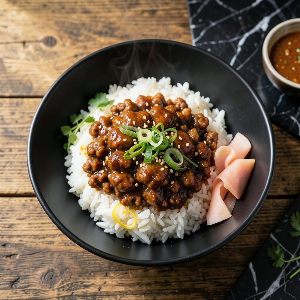 Ground Beef Teriyaki Rice Bowl Recipe: Savory Glaze and Tender Beef Ground Beef Teriyaki Rice Bowl Recipe: Savory Glaze and Tender Beef