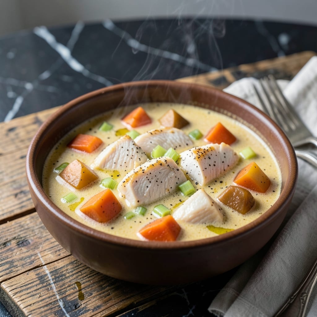 Chicken Chowder Recipe: Velvety Broth With Tender Bites Chicken Chowder Recipe: Velvety Broth With Tender Bites