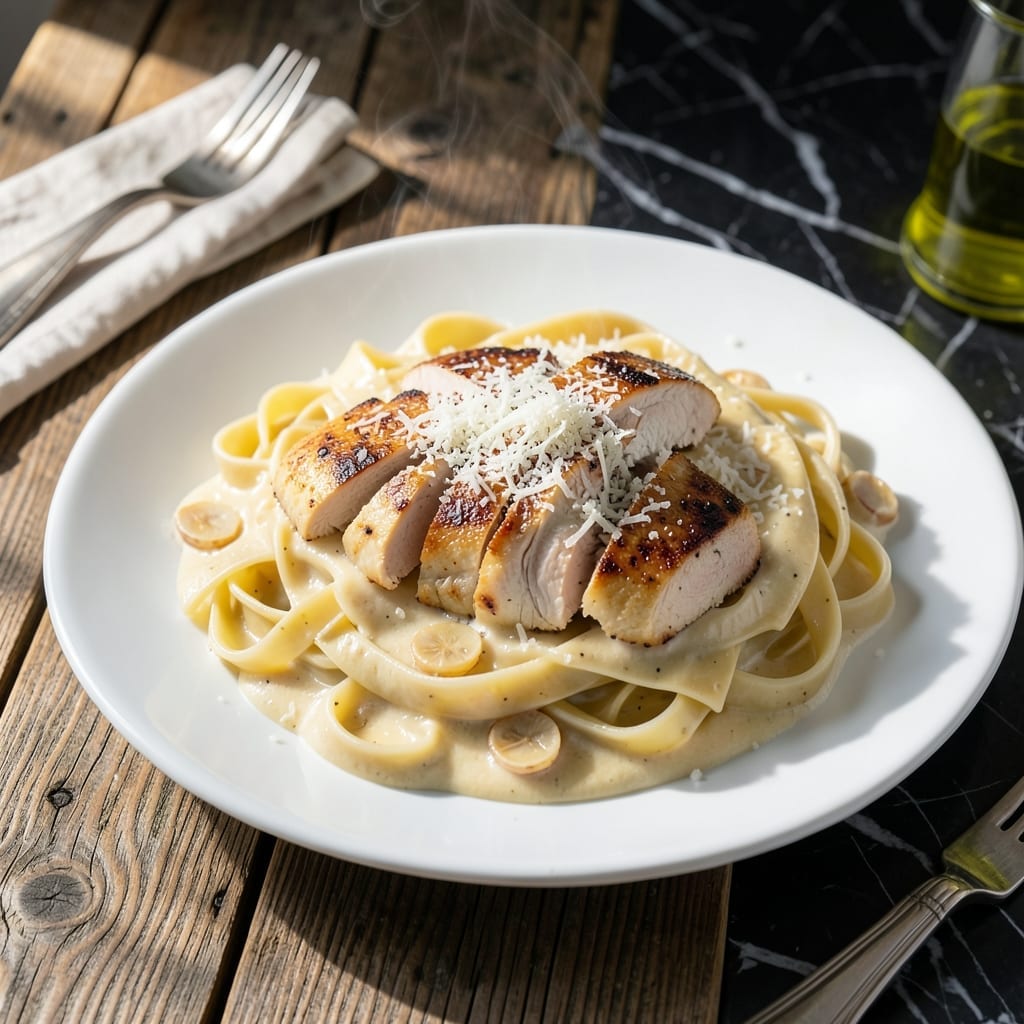 Chicken Alfredo Recipe: Rich Parmesan Cream Sauce Over Tender Pasta Chicken Alfredo Recipe: Rich Parmesan Cream Sauce Over Tender Pasta