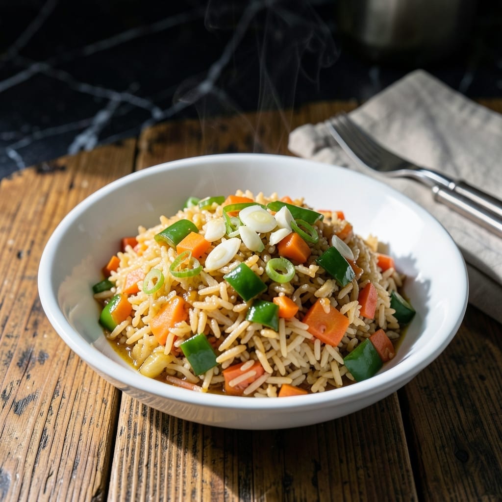 Indo Chinese Veg Fried Rice Recipe: Wok-Tossed Spice and Umami Explosion Indo Chinese Veg Fried Rice Recipe: Wok-Tossed Spice and Umami Explosion