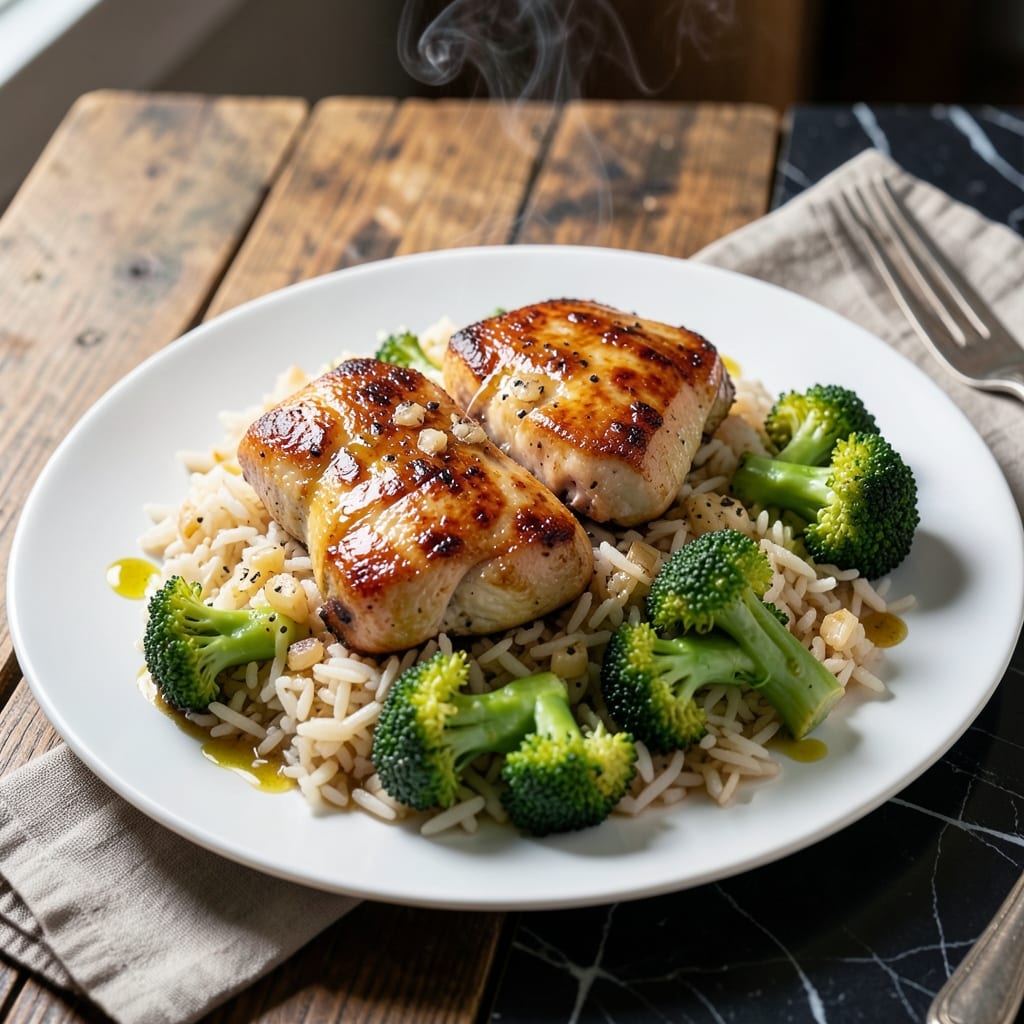 Crock Pot Chicken Rice and Broccoli Recipe: Hands-Off Family Meal in One Pot