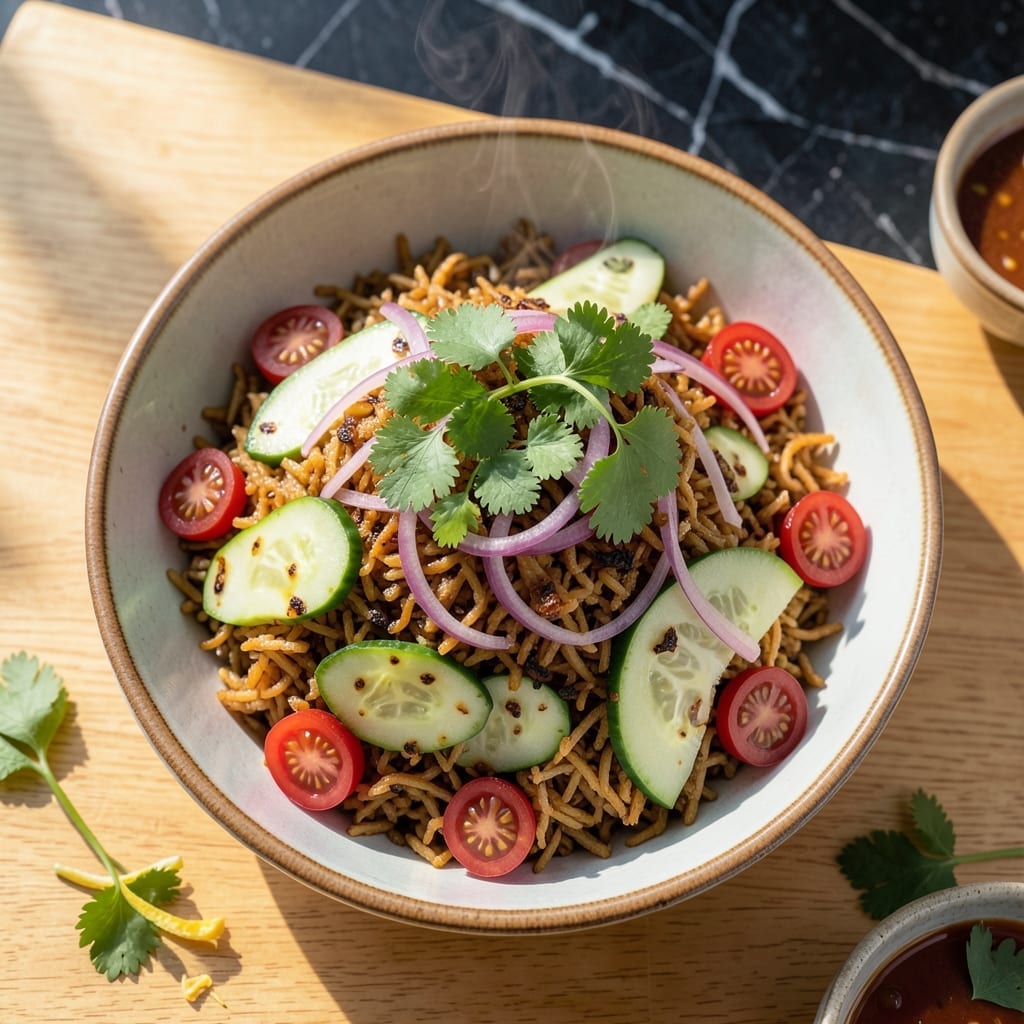 Thai Crispy Rice Salad Recipe: Toasted Crunch With Tangy Lime Dressing Thai Crispy Rice Salad Recipe: Toasted Crunch With Tangy Lime Dressing