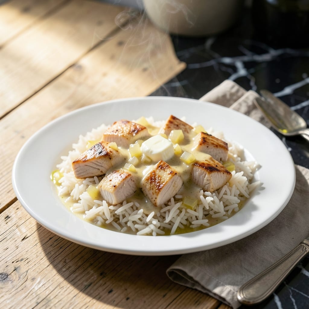 Campbell's 15 Minute Chicken and Rice Recipe: Speedy Creamy Comfort