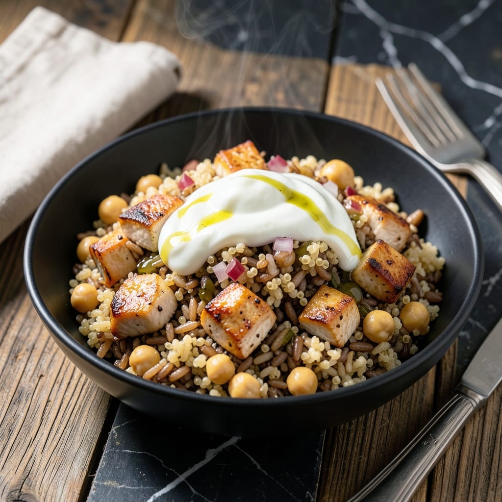 High Protein Rice Recipe: Nutty Quinoa Blend for Muscle Fuel